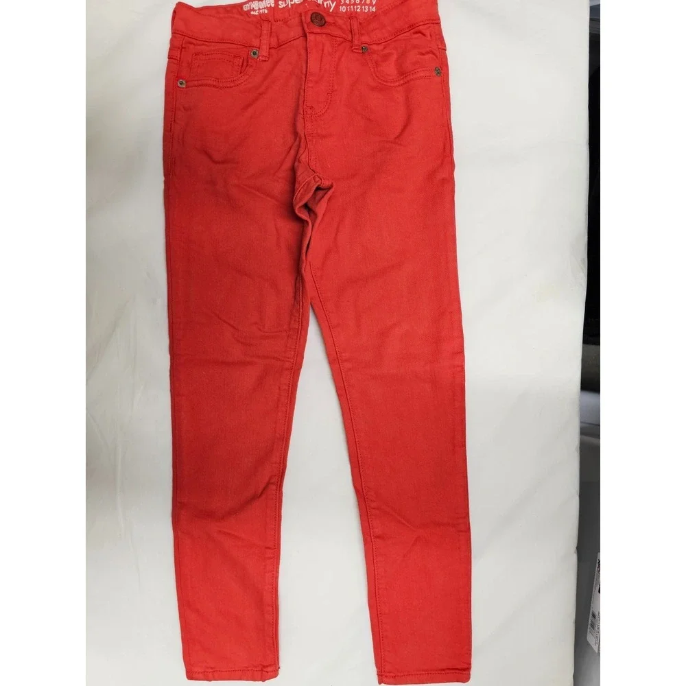New with tags Girls Gymboree‎ super skinny red jeans, size 8